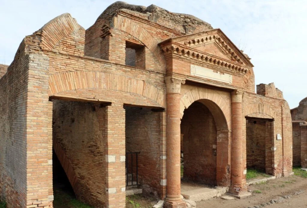 Een voorbeeld van een pakhuis uit Ostia: de Horrea Epagathiana et Epafroditiana