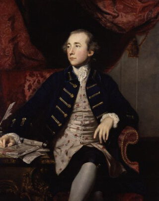 Warren Hastings, olieverfportret door Joshua Reynolds, 1767 of 1768.