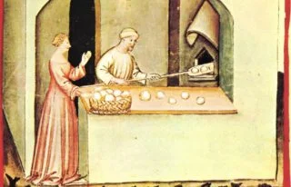 Broodwinkel in het noorden van het huidige Italië, begin 15e eeuw