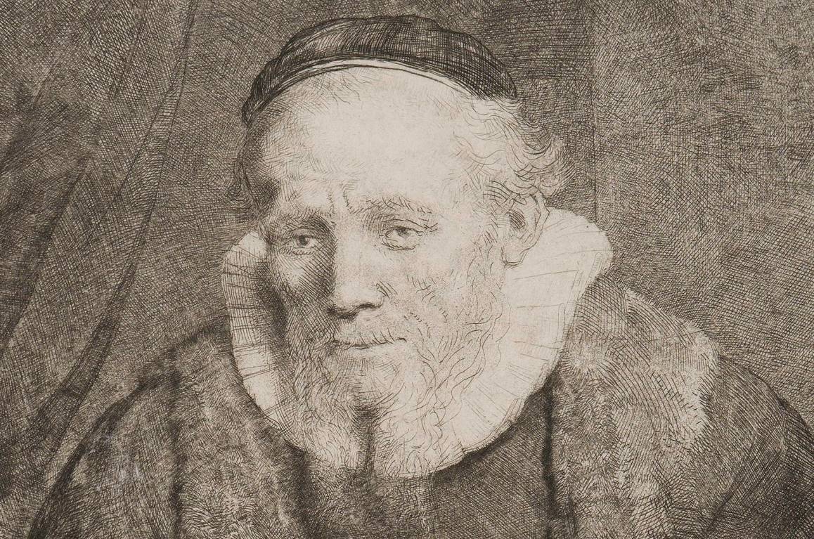 Rembrandt van Rijn, De predikant Jan Cornelisz Sylvius (1564-1638), 1646 - Detail (