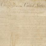 Pagina van de originele Bill of Rights