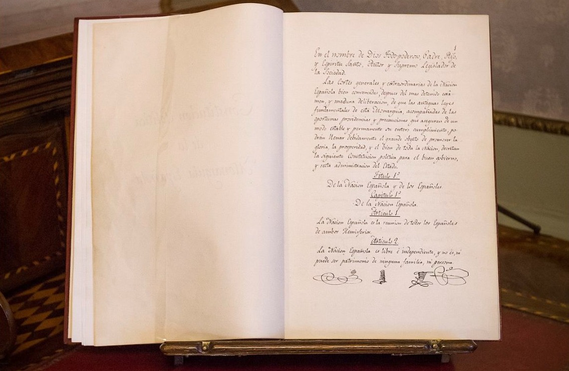 Constitucion de Cádiz van 1812