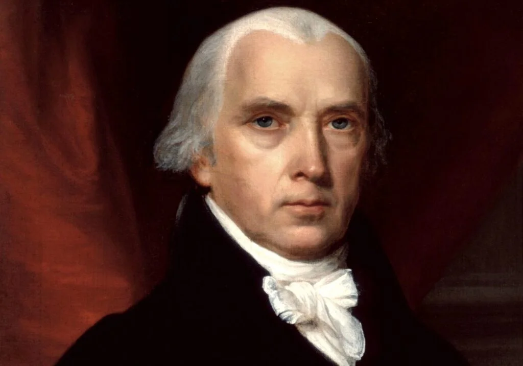 Portret van James Madison - John Vanderlyn, 1816