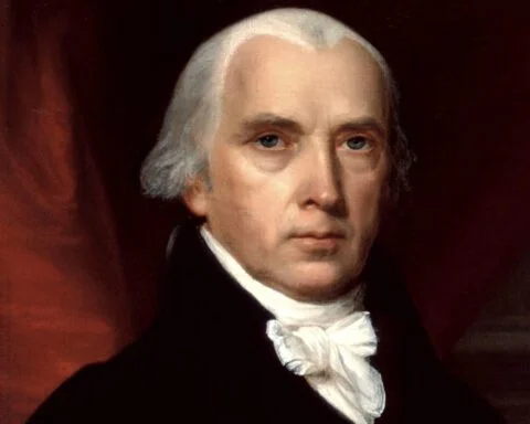 Portret van James Madison - John Vanderlyn, 1816