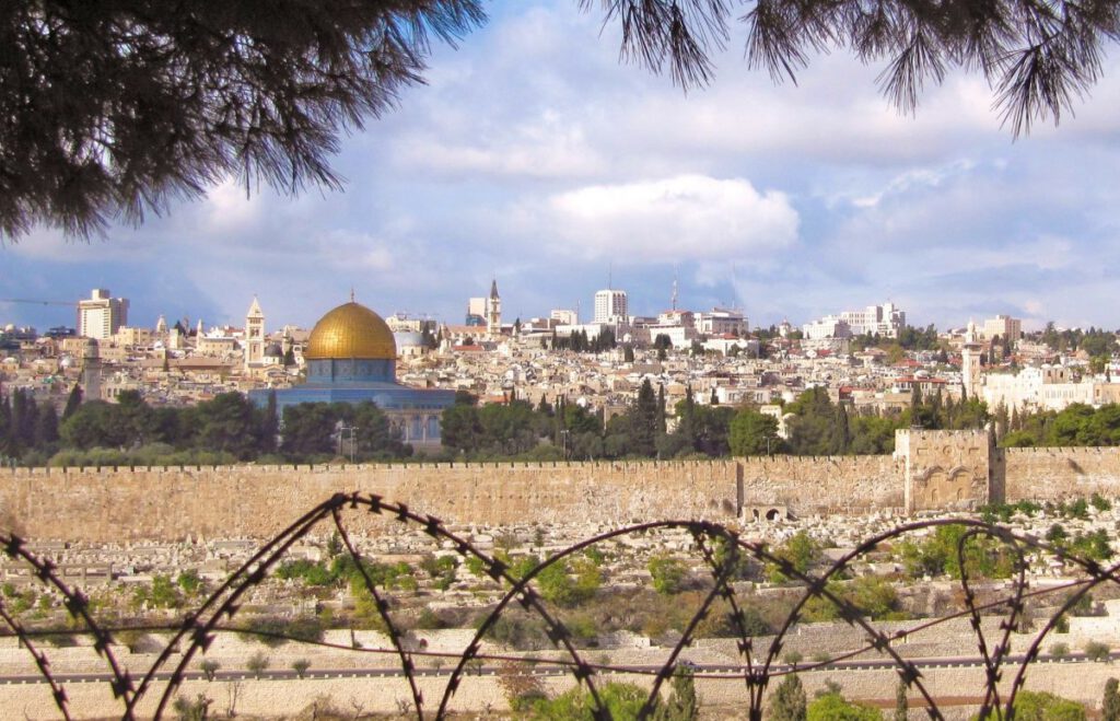 Zicht op Jeruzalem