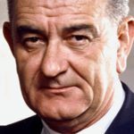 Fotoportret van Lyndon B. Johnson, 1964