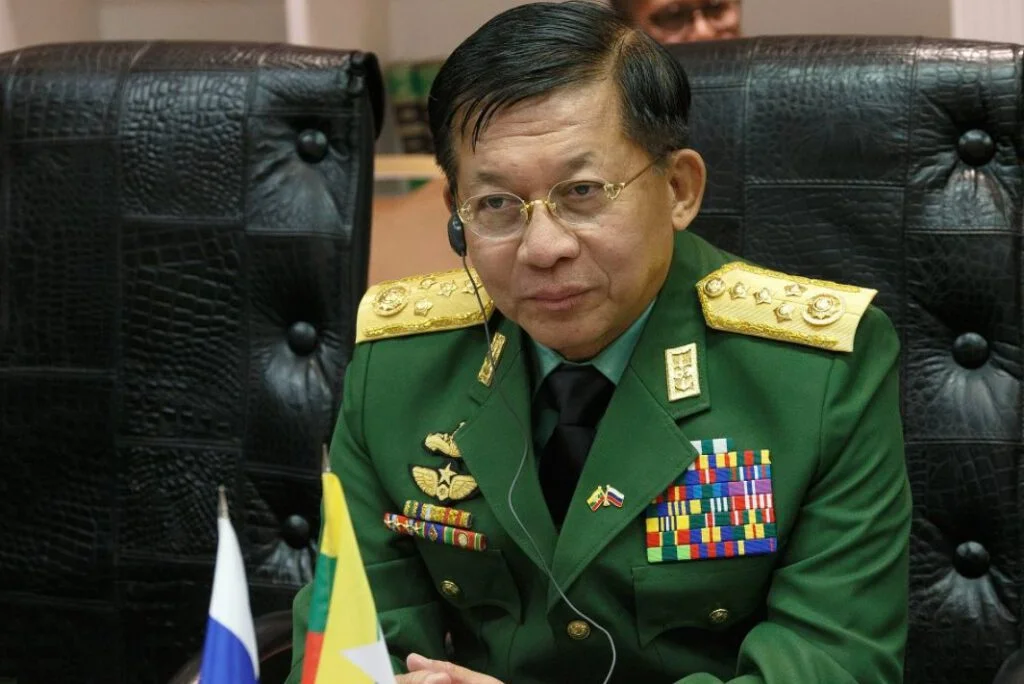 Min Aung Hlaing in 2019