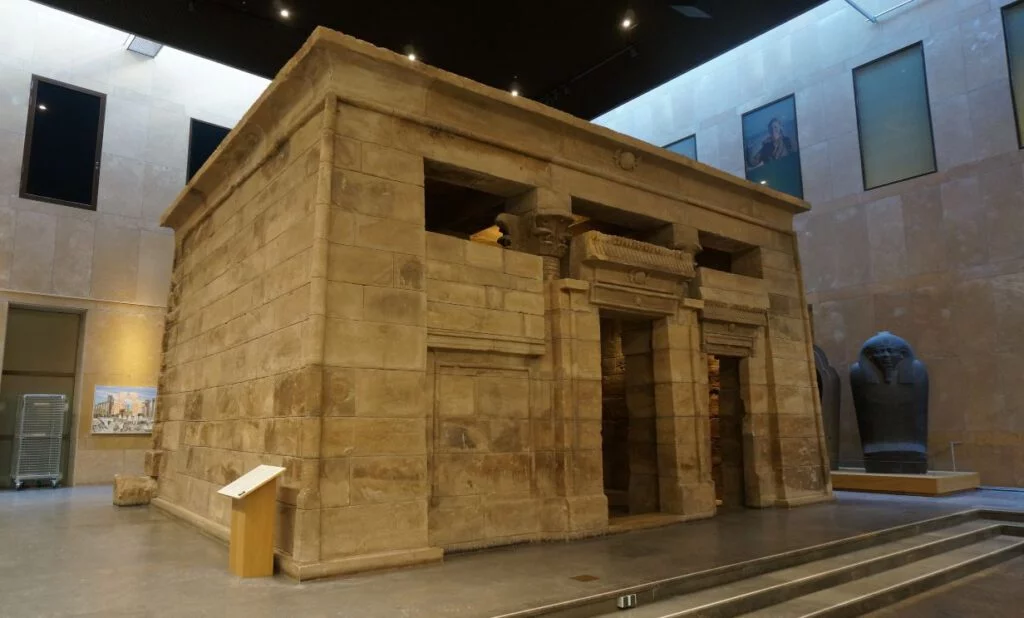 Taffeh-tempel in het Rijksmuseum van Oudheden in Leiden -Foto: Tom Buijtendorp