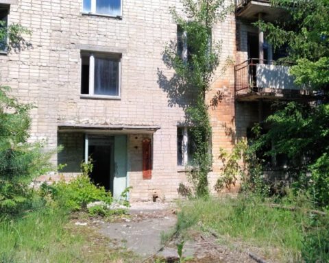 Verlaten appartement waar brandweerman Vasili Ignatenko leefde