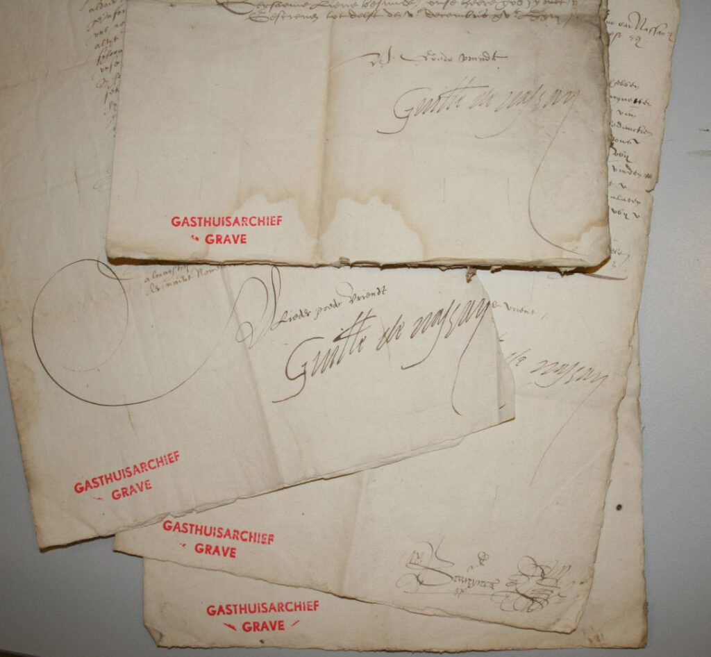 Brieven met handtekeningen van Willem van Oranje, Archief van het Sint-Catharinagasthuis (1291-1965), BHIC | img 6598