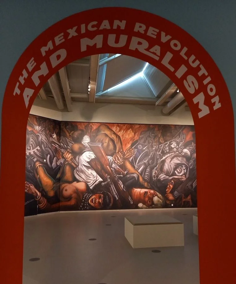 Zaalimpressie Cobra Museum, Mural naar Jose Clemente Orozco, Foto Marina Marijnen