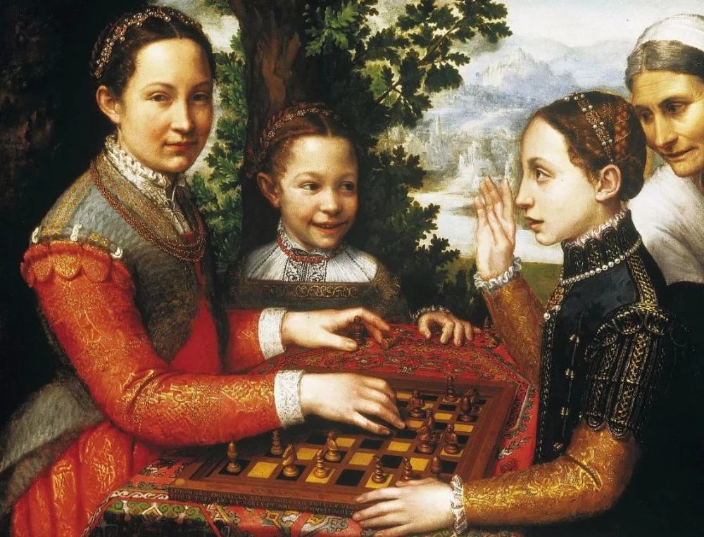 Het schaakspel - Sofonisba Anguissola