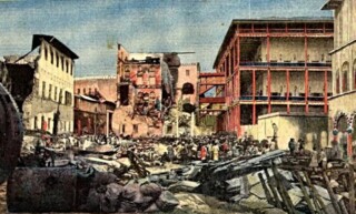 Engels-Zanzibarese Oorlog - Paleiscomplex na de beschieting