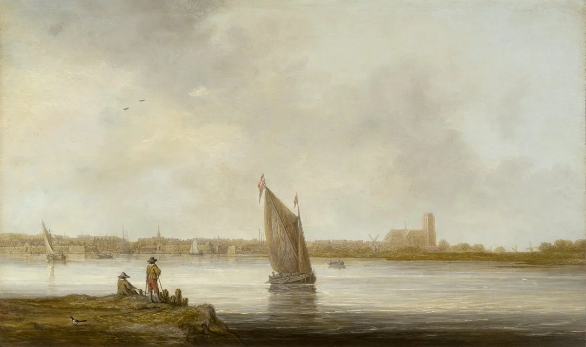 'Gezicht op Dordrecht' - Museum der bildenden Künste, Leipzig, Aelbert Cuyp (ca. 1644-45)