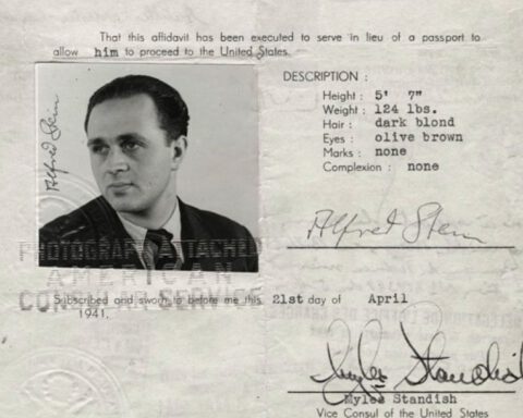 Amerikaans paspoort van Fred Stein uit 1941