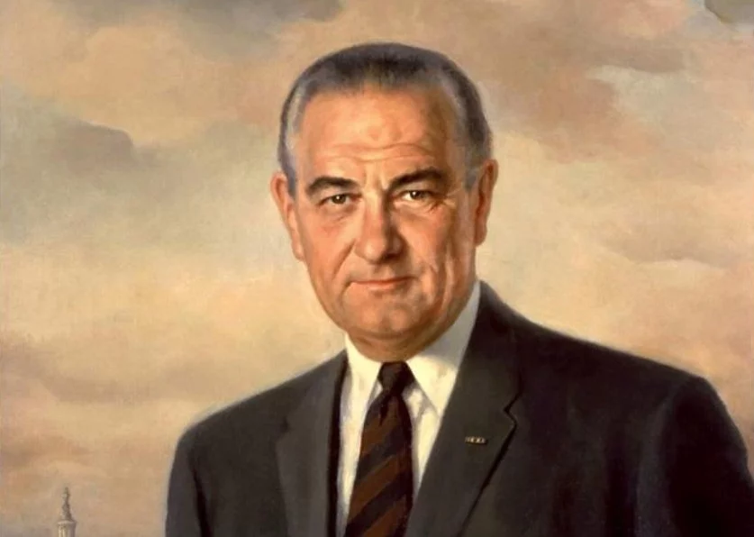 Lyndon B. Johnson - Geschilderd portret - Elizabeth Shoumatoff