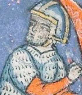 Afbeelding van Nur ad-Din in een middeleeuws manuscript (1232-1261)