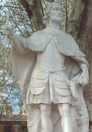 Standbeeld van Ordonõ I, koning van Asturië