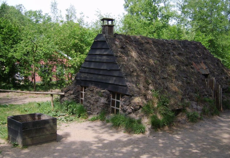 Plaggenhut in het Nederlands Openluchtmuseum 
