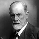 Sigmund Freud gefotografeerd door zijn schoonzoon Max Halberstadt, ca. 1921