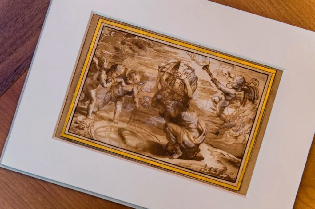 De tekening van Peter Paul Rubens