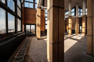 Boekentoren UGent - de belvedère boven de 24-ste verdieping, 2013