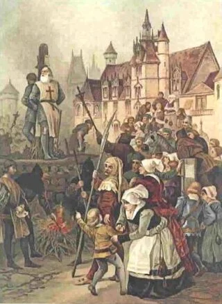 Executie van Jacques de Molay
