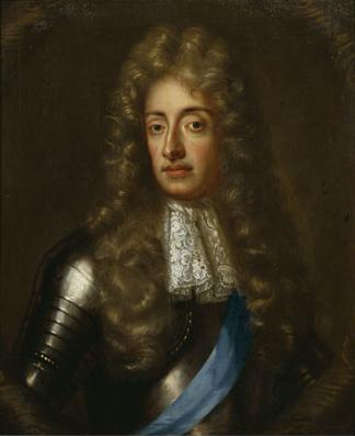 Jacobus, als hertog van York. - Geschilderd door John Riley.