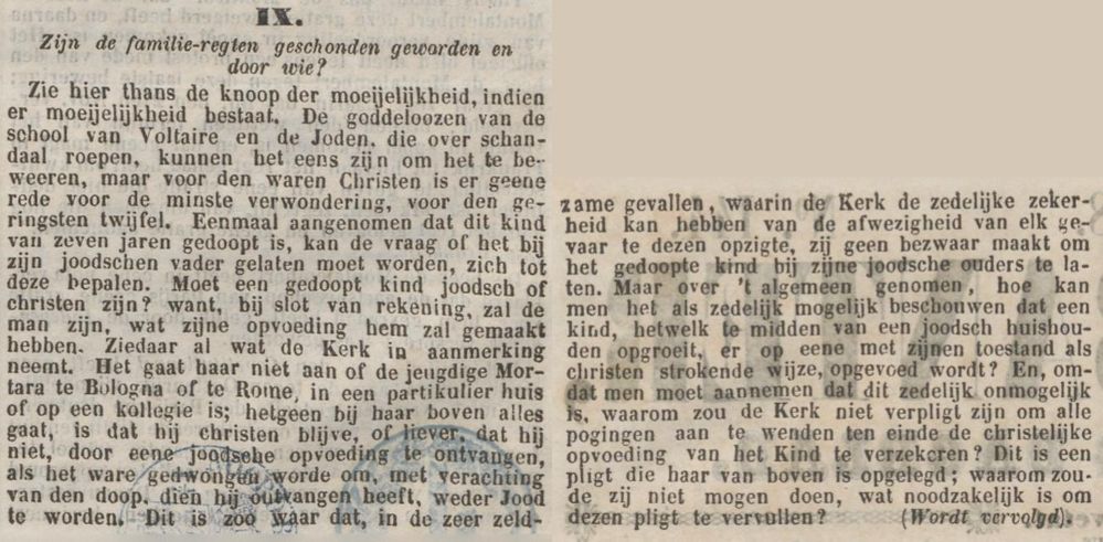 Bericht in de Noord-Brabanter van 7 december 1858
