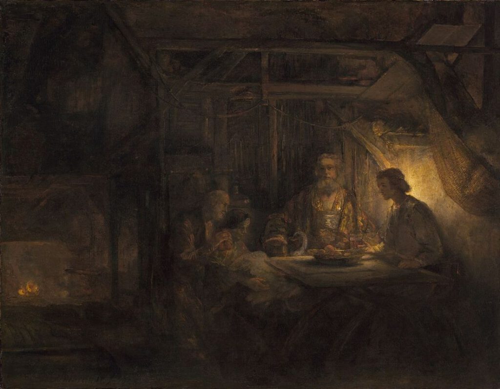 Philemon en Baucis - Rembrandt van Rijn