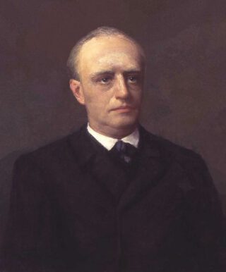 Portret van hoogleraar Buys.