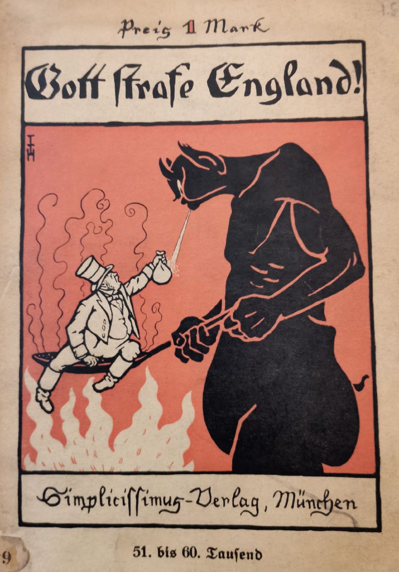John Bull probeert de duivel om te kopen (eigen foto, universiteitsbibliotheek Gent)