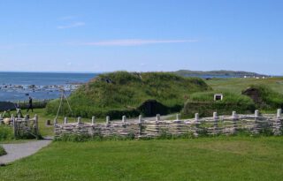 Gereconstrueerde Viking-nederzetting l’Anse aux Meadows