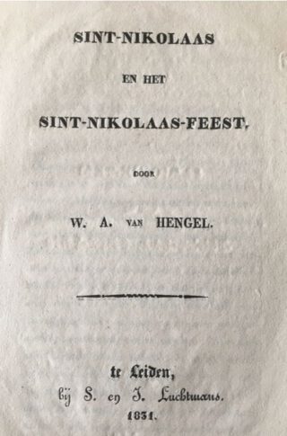 Titelblad van Van Hengel's onderzoek