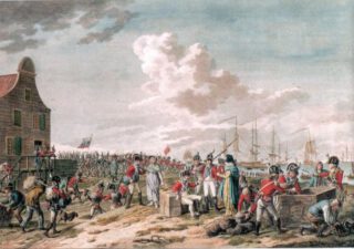 Brits-Russische expeditie naar Noord-Holland - Aftocht van de Britse en Russische troepen uit Den Helder, 1799