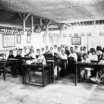 Landbouwschool voor Indonesiërs op Java. Gebouwd in de periode van de ethische politiek.