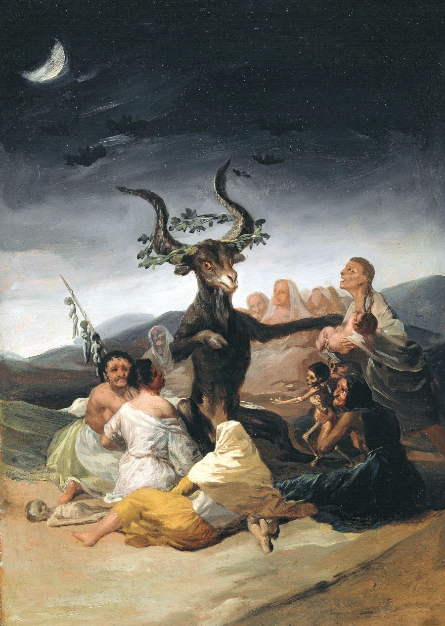 De heksensabbat - Francisco de Goya, 1797/98