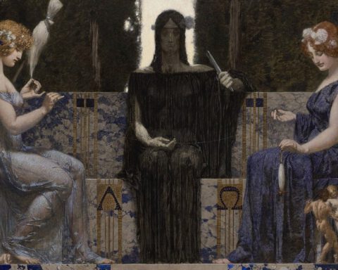 De drie Faten (schikgodinnen) - Alexander Rothaug, ca. 1910