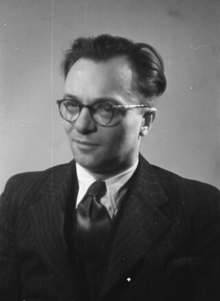 Frans Goedhart in februari 1946. (Foto Nationaal Archief CC0)