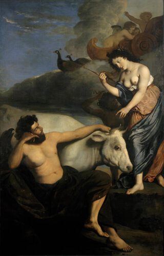 Hera verrast Zeus en Io