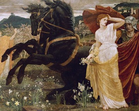 Het lot van Persephone - Walter Crane, 1877