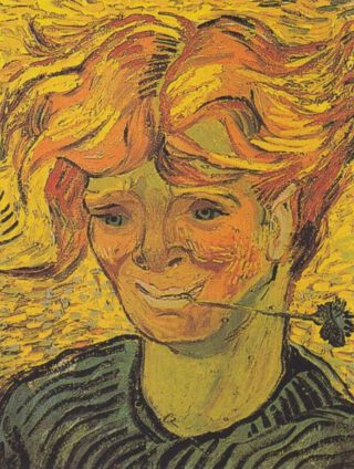 Jeune homme au bleuet (Jongeman met korenbloem) - Vincent van Gogh, 1890