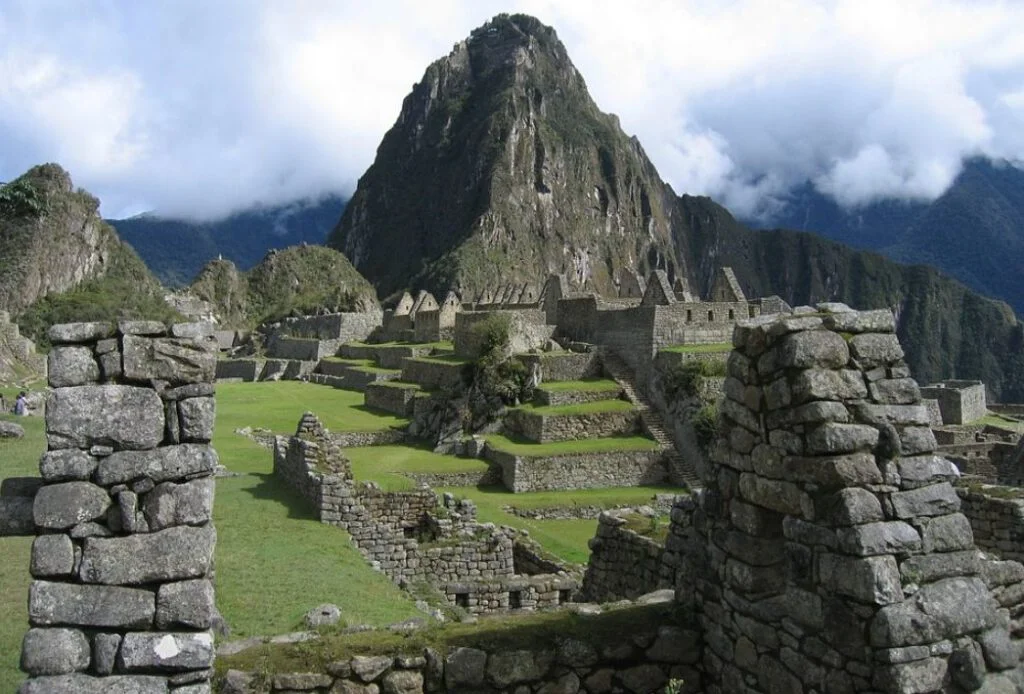 Machu Picchu, de beroemde ruïnestad van de Inca's in Peru.
