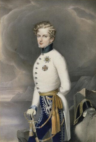 Napoleon II, geportretteerd door Leopold Bucher