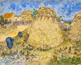 Meules de blé - Vincent van Gogh, 1888