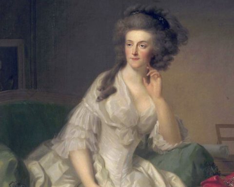 Wilhelmina van Pruisen, geportretteerd door Johann Friedrich August Tischbein