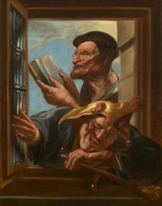 Jacob Jordaens, De wijze en de zot, c. 1650 © The Phoebus Foundation, Antwerpen