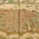 Antwerpen op een kaart van Lodovico Guicciardini, 1567