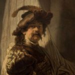 De Vaandeldrager - Rembrandt (detail)