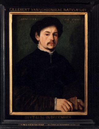 Gilbert van Schoonbeke - Portret van Peter Pourbus, 1544